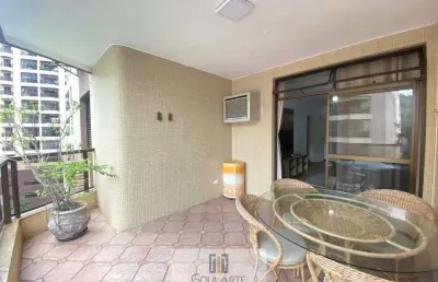 Apartamento alto padrão com 3 dormitórios sendo 1 suíte,  na praia da pitangueiras - guarujá/sp.