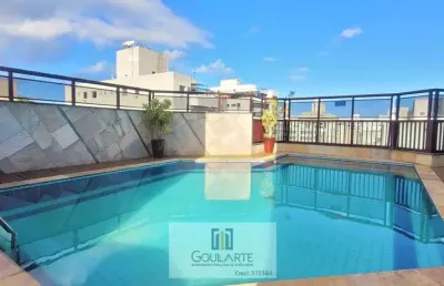 Apartamento alto padrão com sacada gourmet, 3 suítes climatizadas, lazer completo no condomínio - pitangueiras-guarujá/sp.