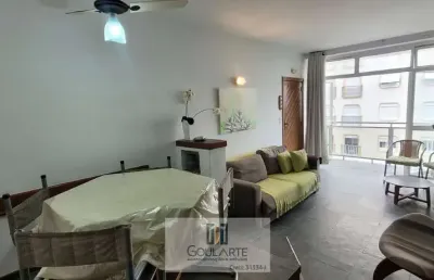 Apartamento alto padrão com 3 dormitórios sendo 1 suíte , vista lateral mar, à menos de 50 metros do mar - pitangueiras-guarujá/sp.