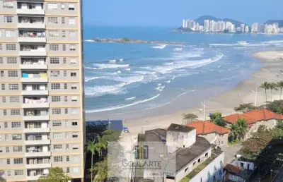 Apartamento alto padrão frente mar,  3 suítes climatizadas, lazer no condomínio, *vista mar* na praia da pitangueiras-guarujá/sp