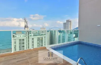 Apartamento alto padrão com acesso a sacada, 3 dormitórios sendo 1 suíte, lazer no condomínio - pitangueiras - guarujá/sp