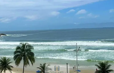 Apartamento alto padrão com sacada vista mar, 3 dormitórios sendo 3 suítes, pitangueiras-guarujá/sp.