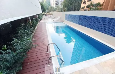 Apartamento alto padrão , 3 dormitórios sendo 1 suíte, com área de lazer no condomínio, pitangueiras-guarujá/sp