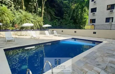 Apartamento alto padrão com 2 dormitórios sendo 1 suíte + 1 dormitório de serviço, lazer no condomínio - pitangueiras - guarujá/sp