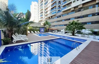 Apartamento flat com sacada gourmet,2 dormitórios sendo 1 suíte, lazer completo no condomínio, pitangueiras-guarujá/sp.
