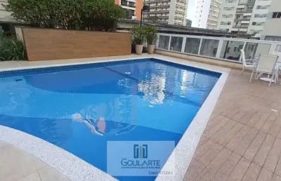 Apartamento alto padrão decorado com 3 dormitórios, sendo 1 suíte com sacada gourmet, lazer e vista lateral do mar , pitangueiras - guarujá/sp