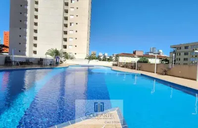 Apartamento alto padrão com acesso a sacada gourmet com vista lateral do mar, 2 dormitórios sendo 1 suíte, lazer no condomínio - enseada -guarujá/sp.