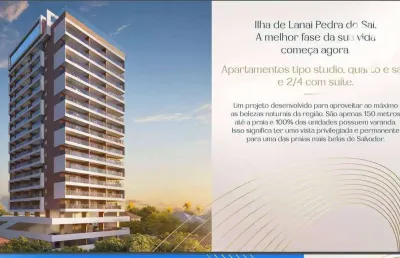 Lanai pedra do sal - apartamento residencial à venda, itapuã, salvador.