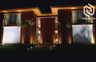 Casa com 6 dormitórios à venda, 420 m² por r$ 4.950.000,00 - praia do forte. - mata de são joão/ba