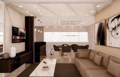 Excelente apartamento com 3 suítes em itapema-sc, meia praia, itapema - sc