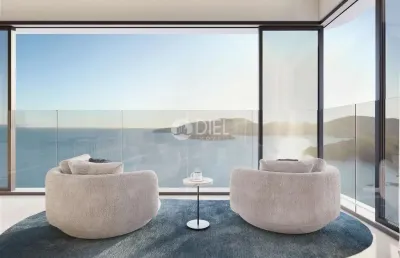 Apto na 2º quadra mar com 4 suítes no perequê!, pereque, porto belo - sc