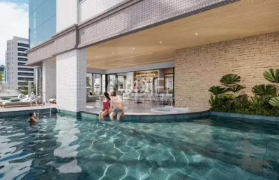 Apartamento na meia praia - sc com 4 suítes!, meia praia, itapema - sc