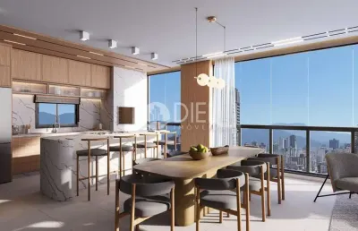 Apartamento duplex com 4 dormitórios, meia praia, itapema - sc