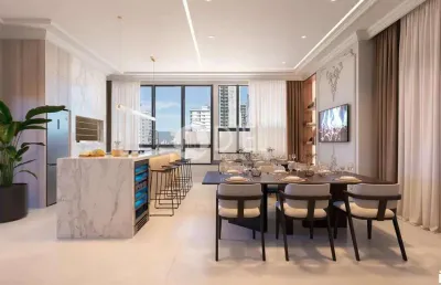 Apartamento com 3 suítes., pereque, porto belo - sc