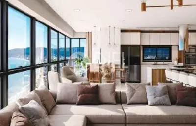 Apartamento com 4 suítes e 4 vagas em itapema-sc!, meia praia, itapema - sc