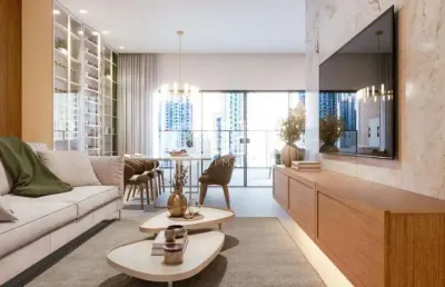 O apartamento que você se apaixona desde da planta, meia praia, itapema - sc