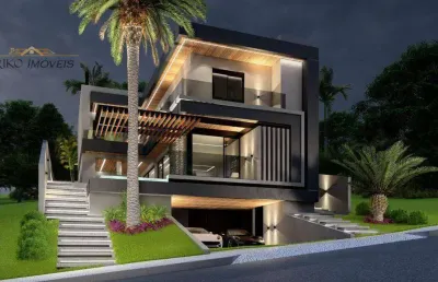 Casa com 5 dormitórios à venda, 495 m² por r$ 4.100.000,00 - condomínio residencial alphaville - são josé dos campos/sp