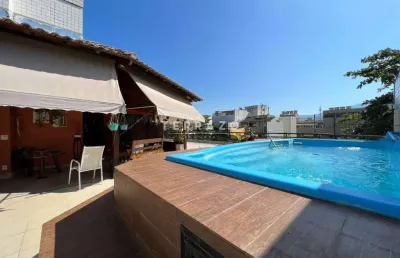 Cobertura à venda, 3 quartos, 1 suíte, 3 vagas, recreio dos bandeirantes - rio de janeiro/rj