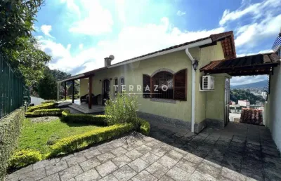 Excelente casa com 4 quartos no panorama por r$ 990.000 - teresópolis/rj - cod 3426
