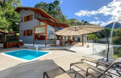 Casa à venda, 4 quartos, 4 suítes, parque do imbui - teresópolis/rj