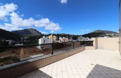 Cobertura à venda, 3 quartos, 1 suíte, 1 vaga, várzea - teresópolis/rj