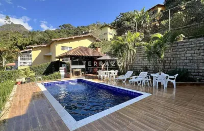 Casa à venda, 4 quartos, 3 suítes, 2 vagas, agriões - teresópolis/rj