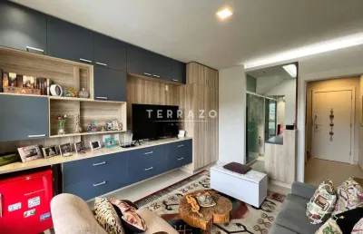 Cobertura à venda, 1 quarto, 1 suíte, 2 vagas, itaipava - petrópolis/rj