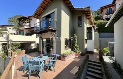 Casa em condomínio para aluguel, 3 quartos, 1 suíte, 2 vagas, vargem grande - teresópolis/rj