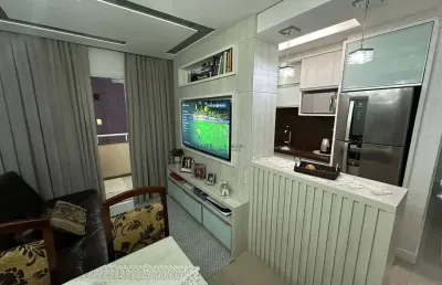 Apartamento mobiliado de 2 dormitórios na pedra branca