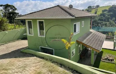 Chácara em condomínio: 5 quartos, 1 suíte, 2 salas, 3 banheiros, 4 vagas, 350m² em atibaia-sp