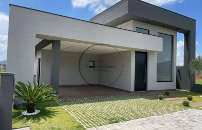 Casa térrea à venda em condomínio fechado portal lamis em atibaia