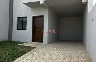Casa com 3 quartos à venda na rua judite brunato cantador, costeira, araucária, 101 m2 por r$ 547.277