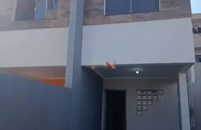 Casa com 3 quartos à venda na travessa francisca pampuche antoniacomi, tatuquara, curitiba, 72 m2 por r$ 350.000