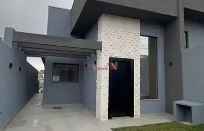 Casa com 3 quartos à venda na rua ponta grossa, iguaçu, araucária, 70 m2 por r$ 550.000