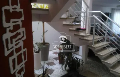 Sobrado com 3 dormitórios, 238 m² - venda por r$ 1.390.000,00 ou aluguel por r$ 6.640,01/mês - vila scarpelli - santo andré/sp