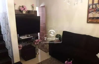 Sobrado com 3 dormitórios à venda, 250 m² por r$ 950.000,00 - jardim santo alberto - santo andré/sp