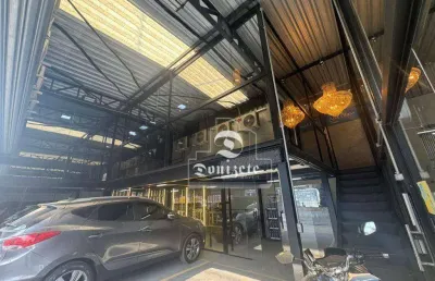 Galpão para alugar, 637 m² por r$ 25.401,00/mês - jardim - santo andré/sp