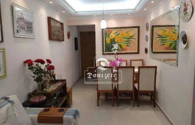Apartamento com 2 dormitórios à venda, 56 m² por r$ 345.000,00 - vila valparaíso - santo andré/sp