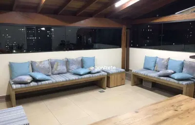 Cobertura com 3 dormitórios à venda, 137 m² por r$ 610.000,00 - parque são vicente - mauá/sp