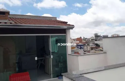 Cobertura com 2 dormitórios à venda, 96 m² por r$ 420.000,00 - parque das nações - santo andré/sp