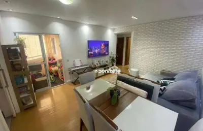 Apartamento com 3 dormitórios à venda, 88 m² por r$ 659.000,00 - vila valparaíso - santo andré/sp