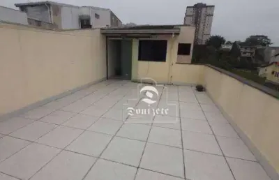 Cobertura com 3 dormitórios à venda, 150 m² por r$ 669.999,99 - vila assunção - santo andré/sp