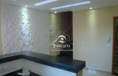 Cobertura com 2 dormitórios à venda, 120 m² por r$ 530.000,00 - vila tibiriçá - santo andré/sp