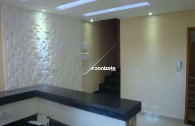 Cobertura com 2 dormitórios à venda, 120 m² por r$ 530.000,00 - vila tibiriçá - santo andré/sp