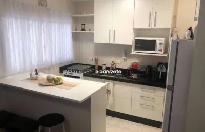 Cobertura com 2 dormitórios à venda, 82 m² por r$ 479.000,00 - vila valparaíso - santo andré/sp