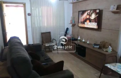 Sobrado com 3 dormitórios à venda, 142 m² por r$ 759.999,00 - vila pires - santo andré/sp