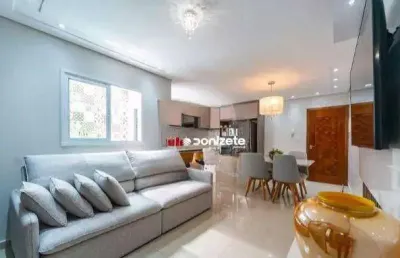 Apartamento com 2 dormitórios à venda, 70 m² por r$ 770.000,00 - vila valparaíso - santo andré/sp