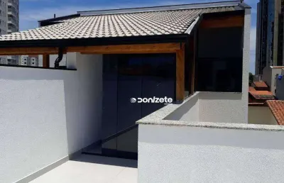 Cobertura com 2 dormitórios à venda, 120 m² por r$ 613.999,90 - jardim bela vista - santo andré/sp