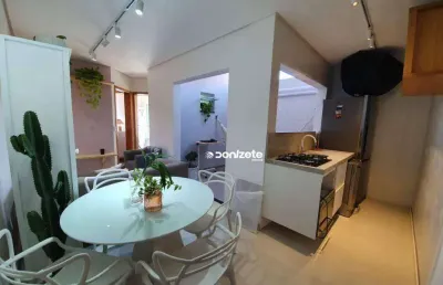 Apartamento com 2 dormitórios à venda, 38 m² por r$ 320.000,00 - vila scarpelli - santo andré/sp