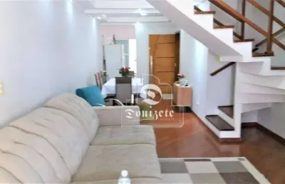 Sobrado à venda, 142 m² por r$ 620.000,00 - vila bela vista - santo andré/sp
